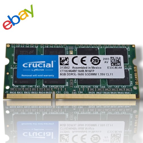 Crucial 8gb ddr3l 1600mhz - 8gb,