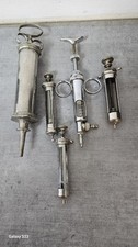 Lot de 5 anciennes seringues