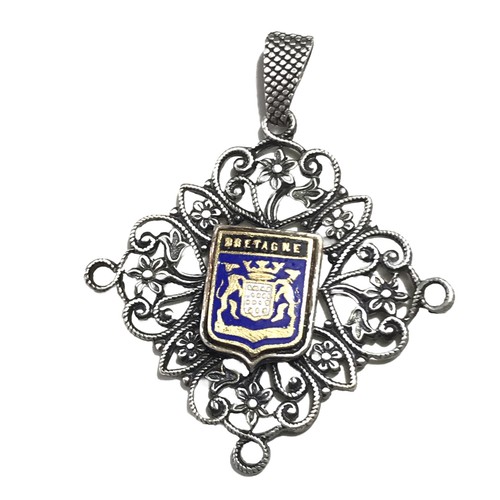 1930 medaille pendentif blason - pendentif,