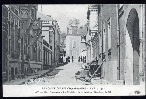 Champagne emeutes - champagne,