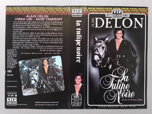 Jaquette vhs tulipe noire - tulipe,
