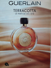 GUERLAIN Vintage Print Ad !! " TERRACOTTA Perfume for Women "