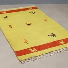 Tapis Gabbeh Ancien Laine