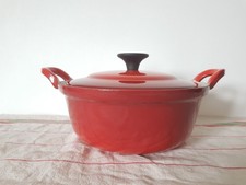 Cousances ancienne casserole fonte émaillée cocotte marmite ancien le creuset
