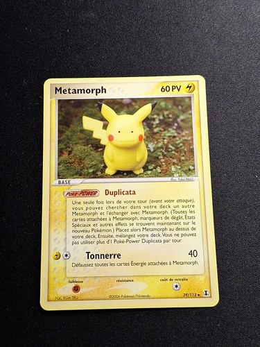 Metamorph pikachu 113 - pikachu, ex
