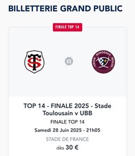 2 places finale rugby top 14