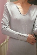 pull gris/bleu 38