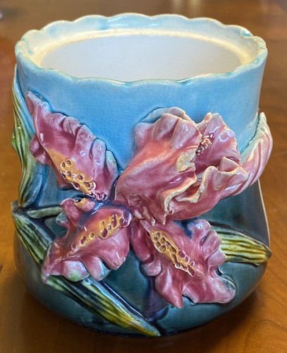 Vintage cache pot barbotine - vintage, cache-pot