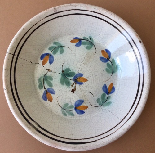 Assiette faïence cul noir - assiette,