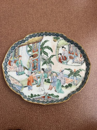 Plateau porcelaine chine - plateau,