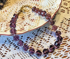 Collier de perles cristal