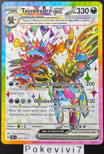 Carte pokemon trioxhydre - pokemon,