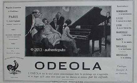 Publicite odeola piano - publicite,