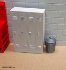 1/18 vestiaire 4 portes garage