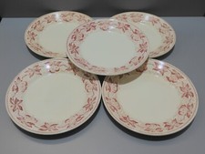 -5 ASSIETTES PLATES DEMI