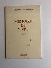 Arnoux, Mémoire de vivre, ARCAM, 1986.