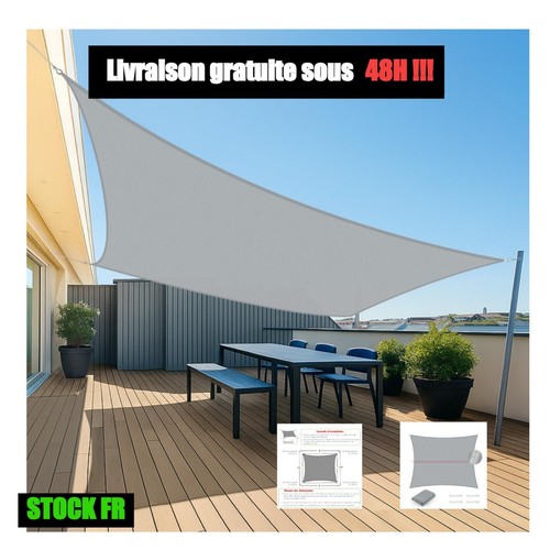 Voile ombrage rectangulaire - voile, d'ombrage