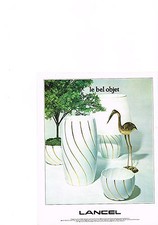 PUBLICITE  1978   LANCEL     objets décoration de la maison
