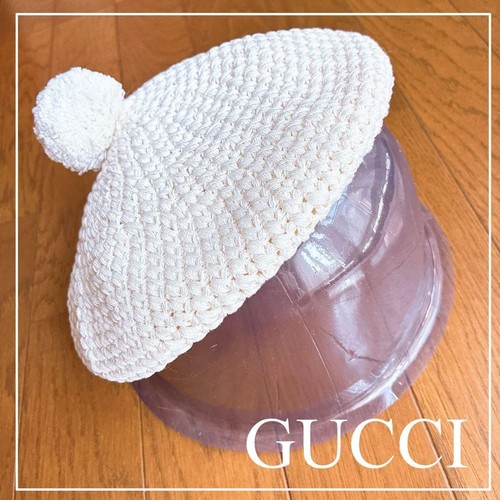 Casquette béret gucci coton - gucci,