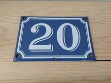PLAQUE EMAILLEE EMAIL NUMERO