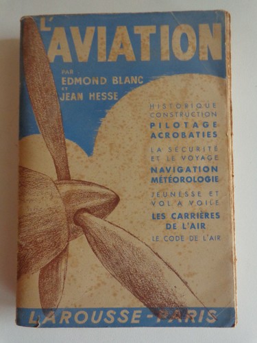 Aviation edmond blanc - l'aviation, jean