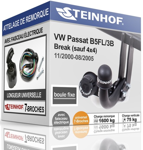 Attelage fixe pour passat - pour,