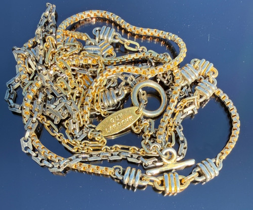 Collier vintage signé guy - signé,