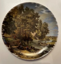Assiette décorative en