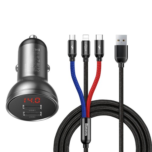 Chargeur voiture usb 8a - 2x,