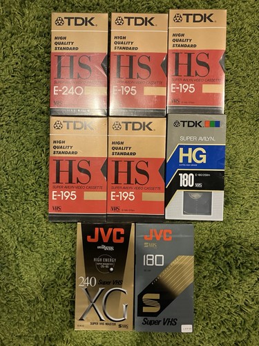 Lot cassette video vhs vierge - vhs,