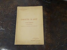 Catalogue de Vente 1898 Objets d'Art Tableaux Anciens et Modernes