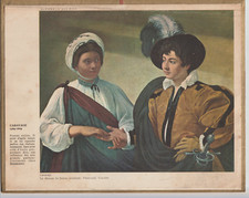 ANCIEN CALENDRIER ALMANACH des  P.T.T.  de 1964 - Tableau de Caravage- ISERE