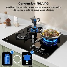 Cuisinière à gaz de 3
