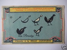 CHROMOS CHICORÉE LA BELLE JARDINIÈRE PASTILLE CHAUSSON POULES C. BÉRIOT A LILLE