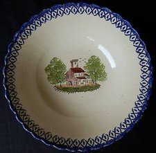 Plat creux ancien, Saladier (Charolles ou St-Clément) 26.5 cm