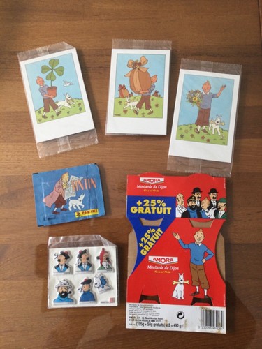 Lot papier tintin - papier,  tintin