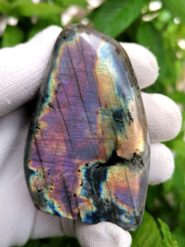 Spectrolite naturelle polie