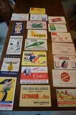lot 20 buvards publicitaires anciens Epicerie (67) advertising blotters