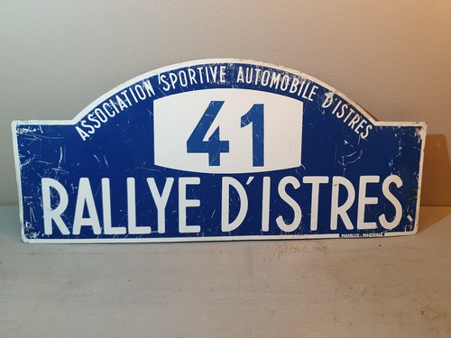 Ancienne plaque rallye - ancienne,