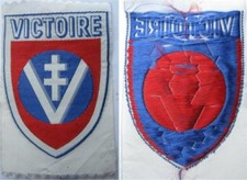 Insigne tissé 1945 Victoire -