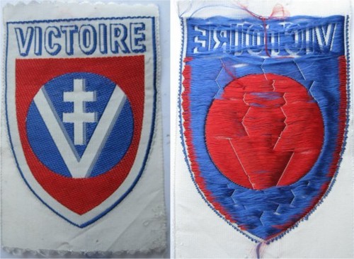 Insigne tissé 1945 victoire - 1945,