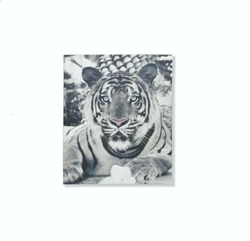 Cadre toile tableau tigre - toile,