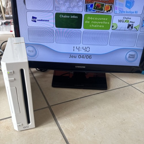 Console nintendo wii blanche - console,