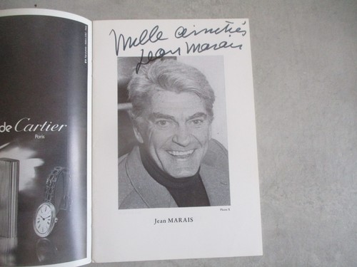 Jean marais dedicace autograhe - marais,