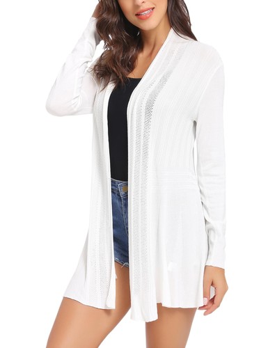 Gilet femme long tricot - gilet, veste