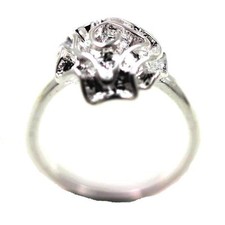 Bague en forme de rose plaqué