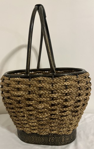 Large basket metal synthetic - basket, &