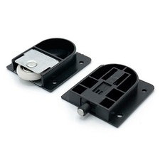 4 Paires (8 Pièces) Coulissant Meuble Porte Placard Rouleau Perle Mute de Roue