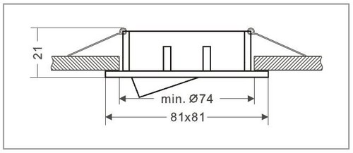 Lot support encastrable - lot, de