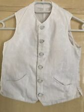 ANCIEN GILET D EPOQUE BLANC